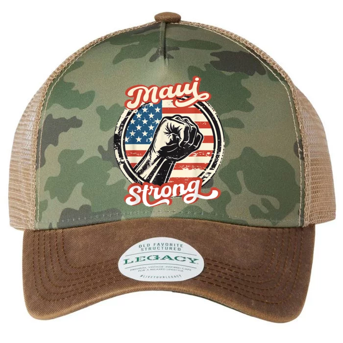 Pray For Maui Hawaii Strong Legacy Tie Dye Trucker Hat