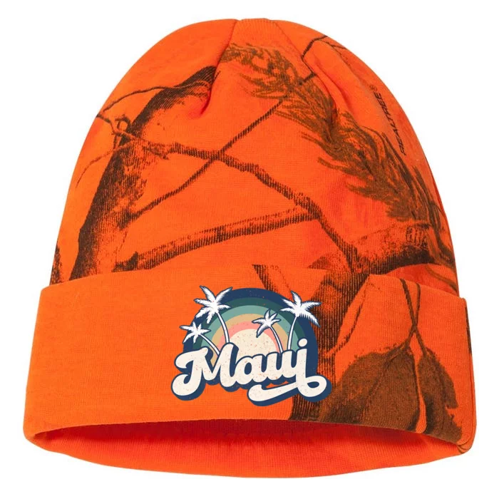 Pray For Maui Hawaii Strong Retro Kati - 12in Camo Beanie