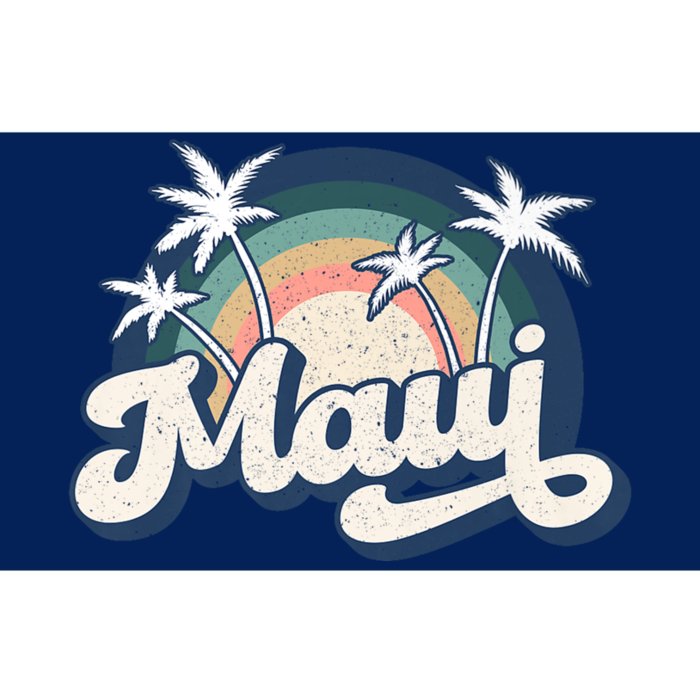 Pray For Maui Hawaii Strong Retro Bumper Sticker