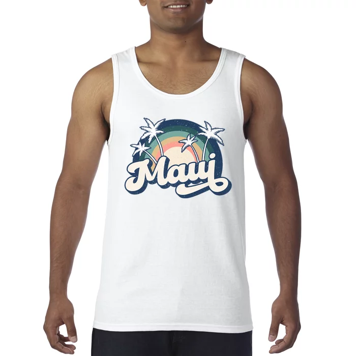 Pray For Maui Hawaii Strong Retro Tank Top