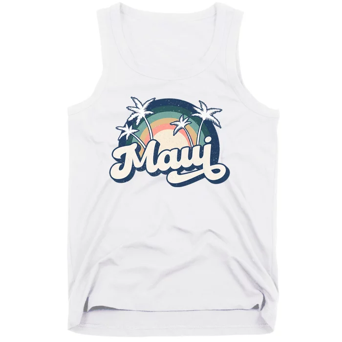 Pray For Maui Hawaii Strong Retro Tank Top