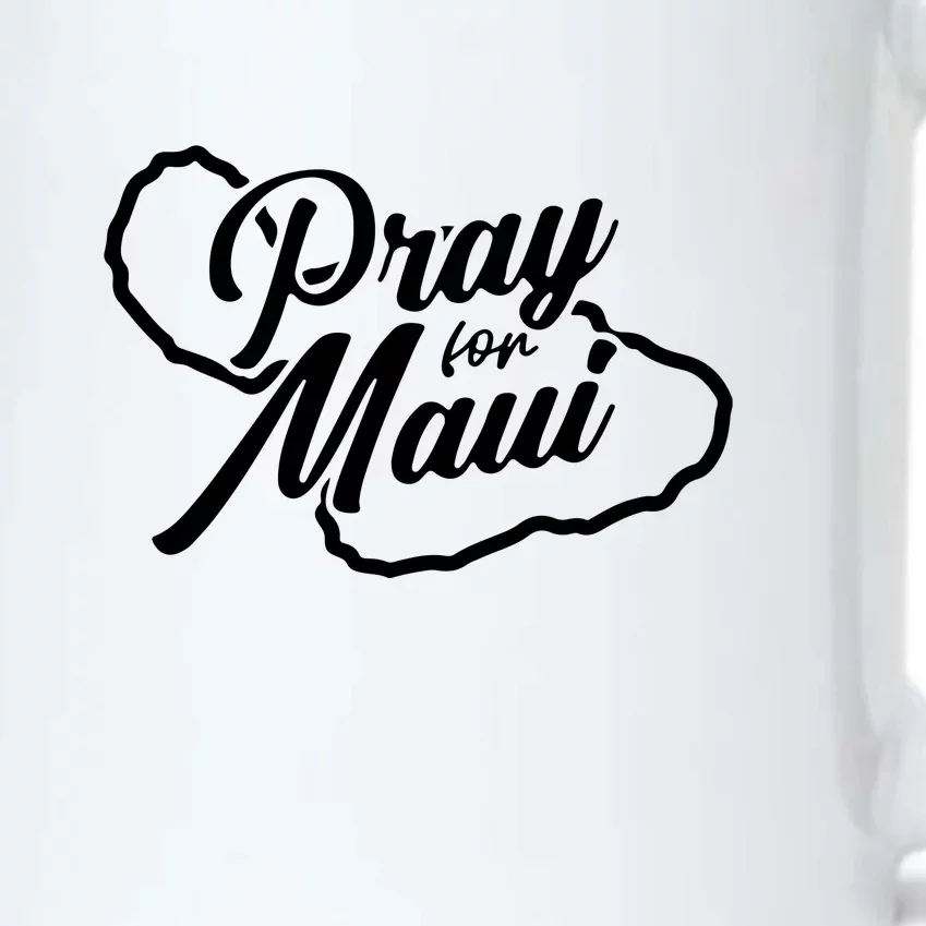 Pray For Maui Lahaina Fires Hawaii Strong Gift Black Color Changing Mug