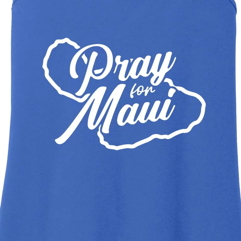 Pray For Maui Lahaina Fires Hawaii Strong Gift Ladies Essential Tank