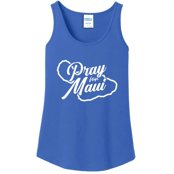 Pray For Maui Lahaina Fires Hawaii Strong Gift Ladies Essential Tank