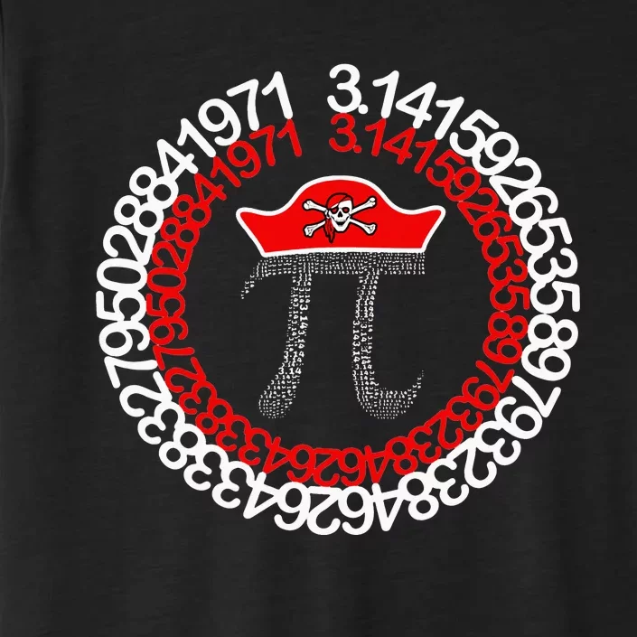 Pirate - Funny Math Geek 3.14 Hat Hook Pi Day Pun ChromaSoft Performance T-Shirt