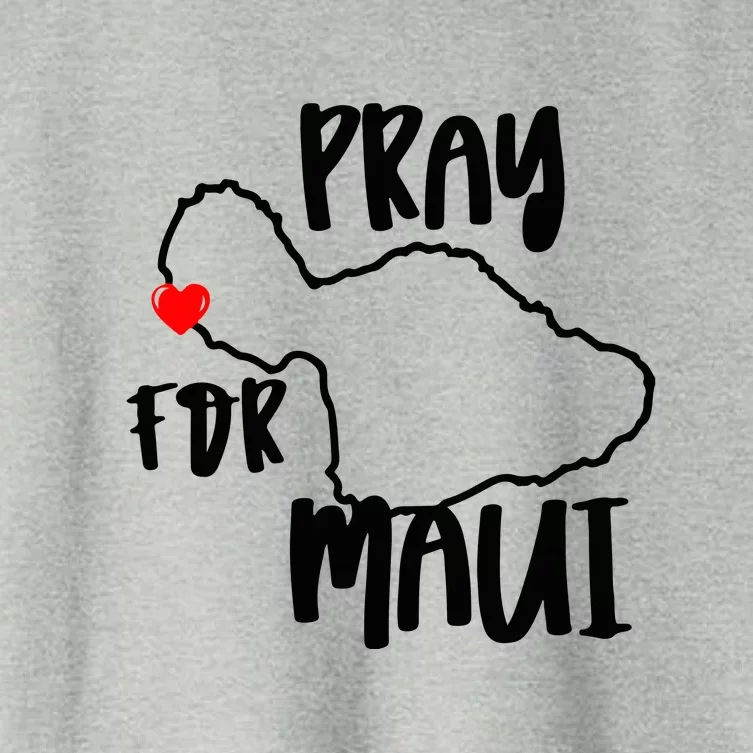 Pray For Maui Hawaii Strong Gift Maui Support Women's Crop Top Tee