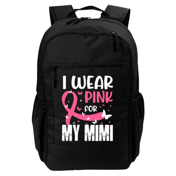 Pink For My Mimi Breast Cancer Awareness Butterfly Daily Commute Backpack