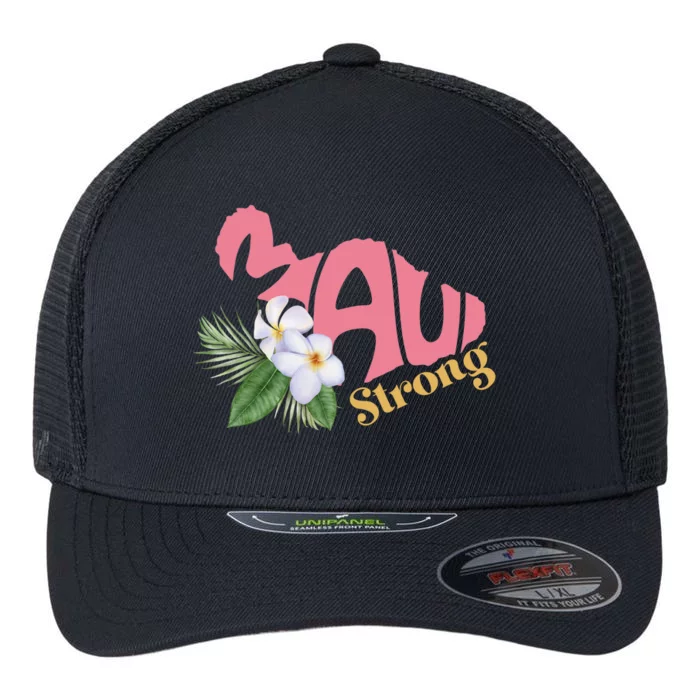 Pray For Maui Strong Hawaii Flexfit Unipanel Trucker Cap