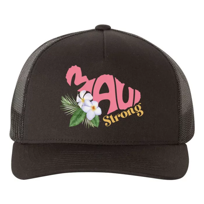 Pray For Maui Strong Hawaii Yupoong Adult 5-Panel Trucker Hat