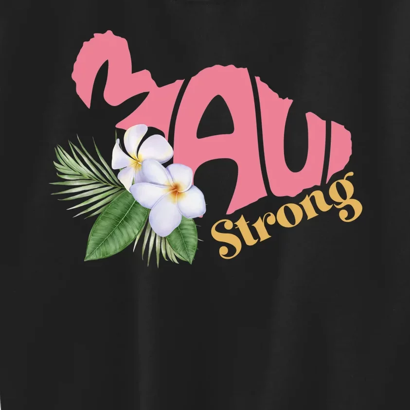 Pray For Maui Strong Hawaii Kids Sweatshirt