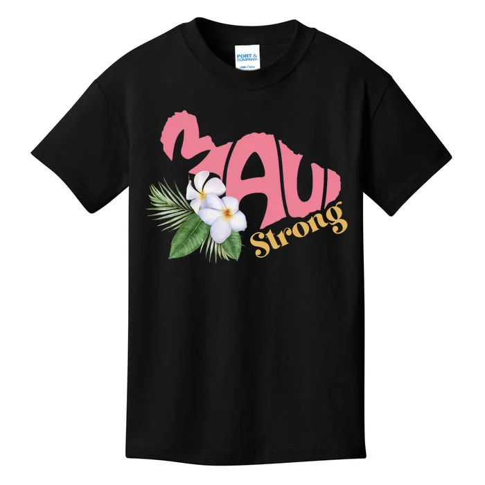 Pray For Maui Strong Hawaii Kids T-Shirt