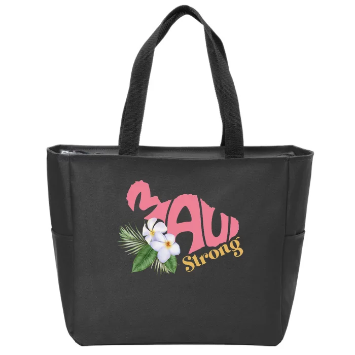 Pray For Maui Strong Hawaii Zip Tote Bag