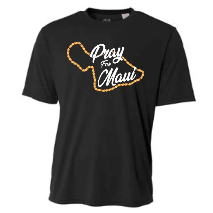 Pray For Maui Hawaii Strong Maui Wildfire Relief Cooling Performance Crew T-Shirt