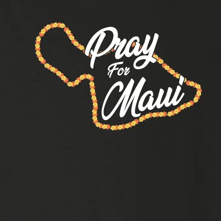 Pray For Maui Hawaii Strong Maui Wildfire Relief Toddler Long Sleeve Shirt