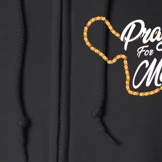 Pray For Maui Hawaii Strong Maui Wildfire Relief Full Zip Hoodie