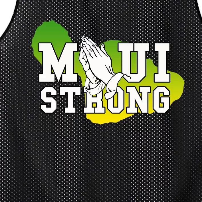 Pray For Maui Hawaii Strong Mesh Reversible Basketball Jersey Tank