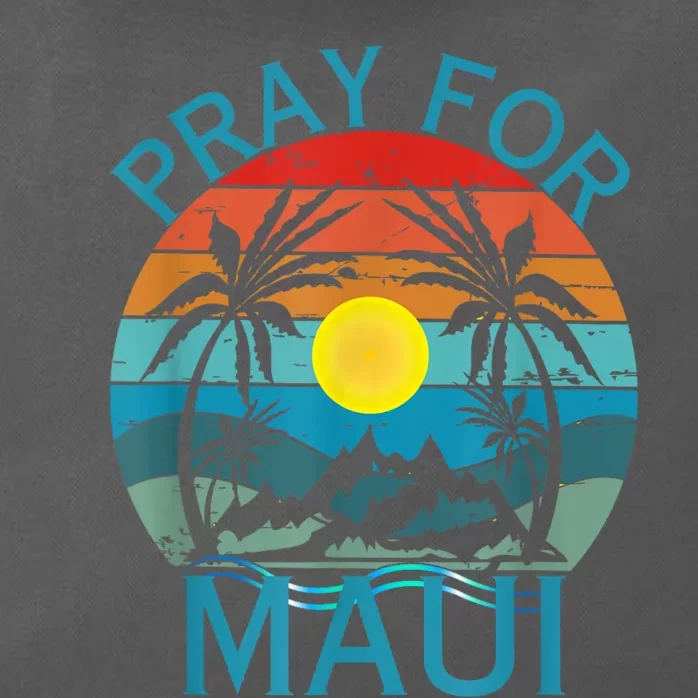 Pray For Maui Hawaii Strong Zip Tote Bag