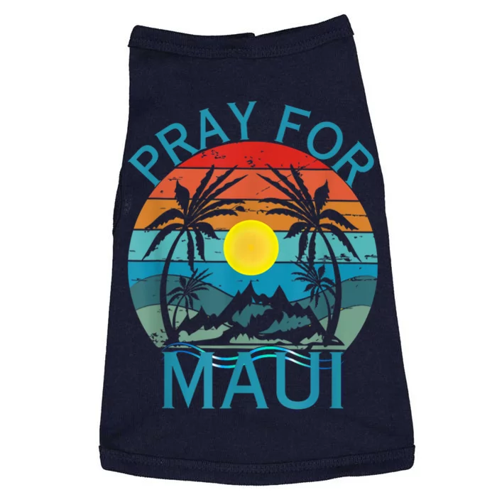 Pray For Maui Hawaii Strong Doggie Tank