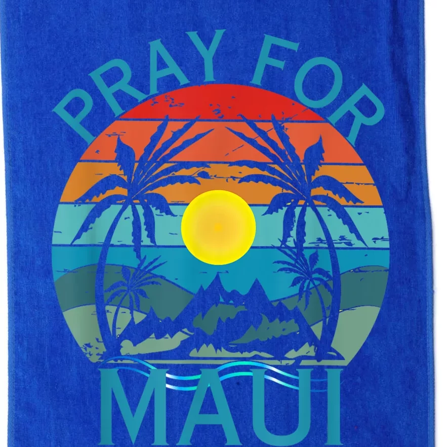 Pray For Maui Hawaii Strong Platinum Collection Golf Towel