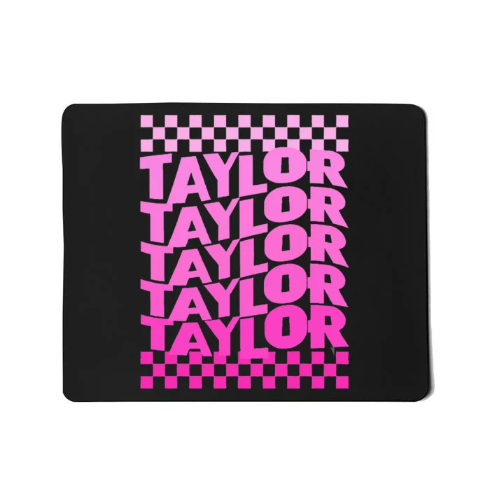 Personalized First Name T.AYLOR Girl Birthday Mousepad