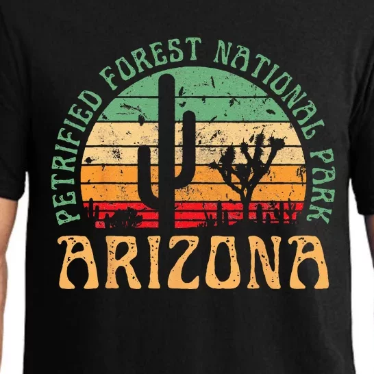 Petrified Forest National Park Arizona Desert Retro Sunset Pajama Set