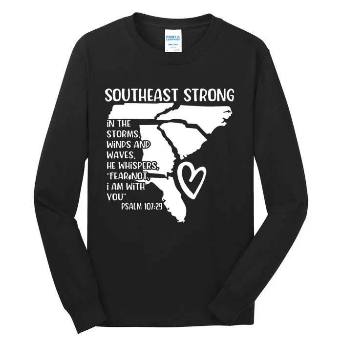 Pray For North Carolina Hurricane Strong Southeast Strong Tall Long Sleeve T-Shirt