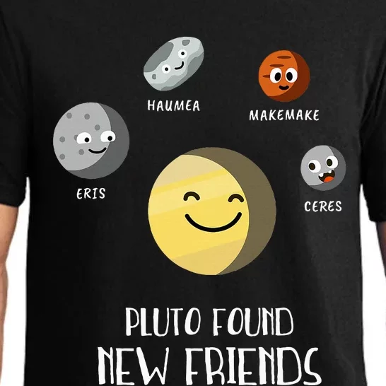 Pluto Found New Friends Dwarf Planets Astronomy Pajama Set