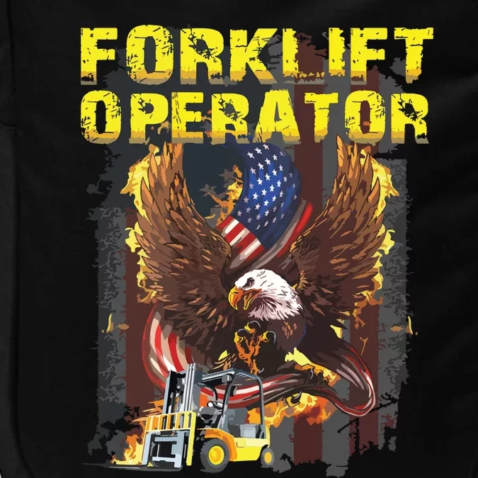 Proud Forklift Operator Impact Tech Backpack