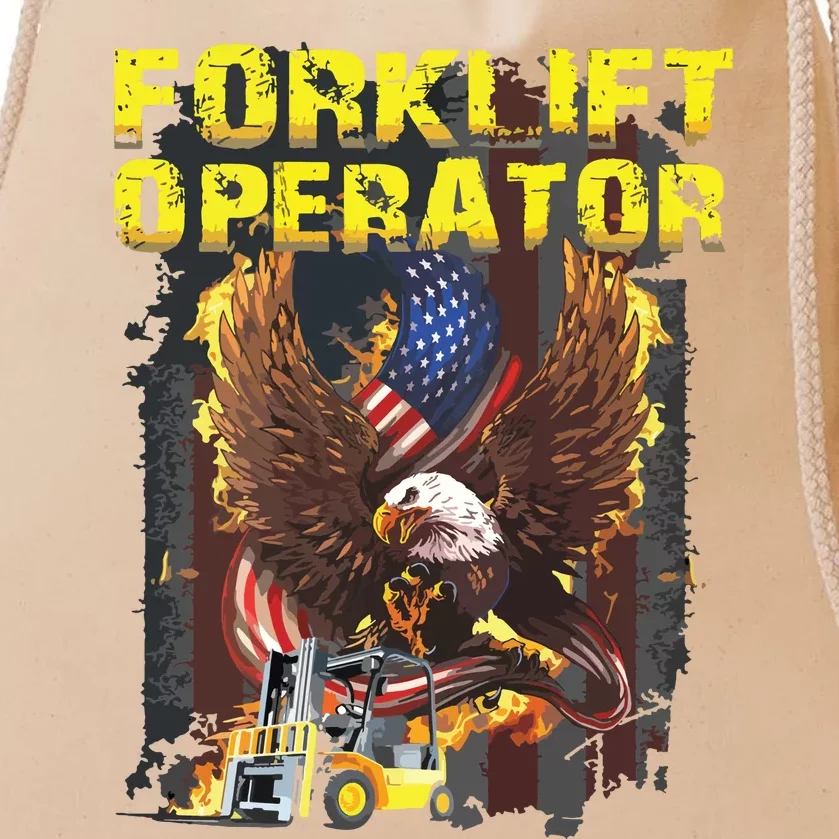 Proud Forklift Operator Drawstring Bag