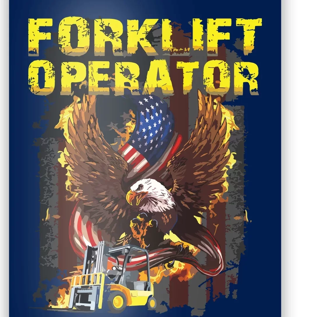 Proud Forklift Operator Poster