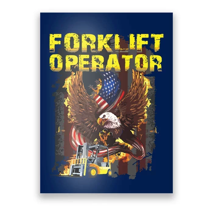 Proud Forklift Operator Poster