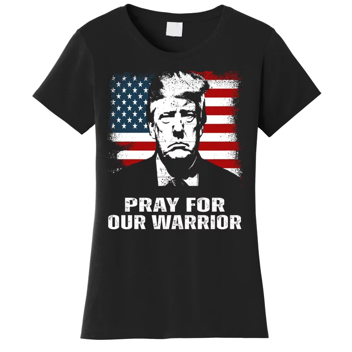 Pray For Our Warrior Pray For Trump Trending Women's T-Shirt