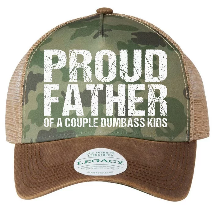 Proud Father Of A Couple Dumbass Legacy Tie Dye Trucker Hat