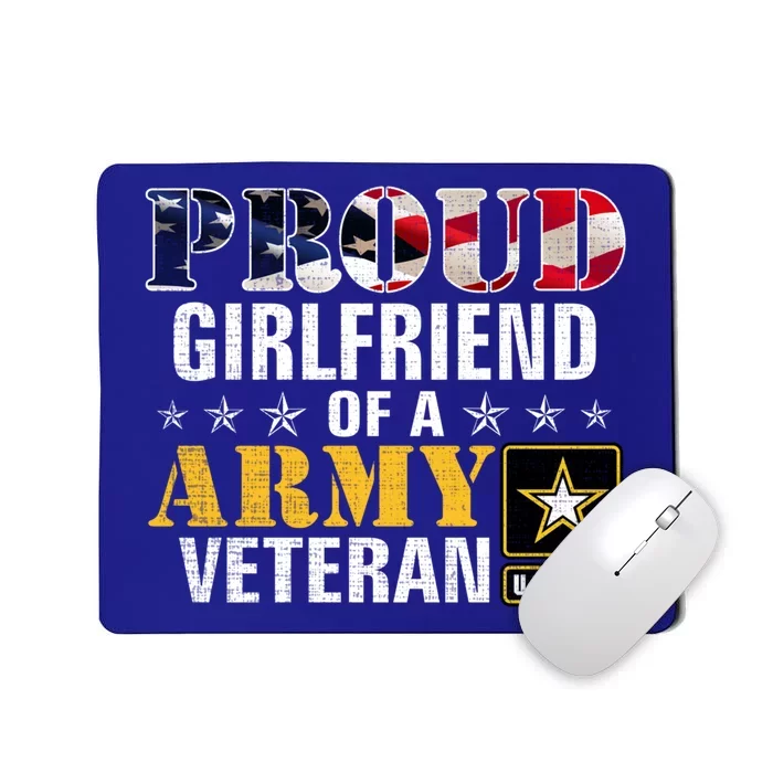 Proud Friend Of A Army Veteran American Flag Military Gift Mousepad