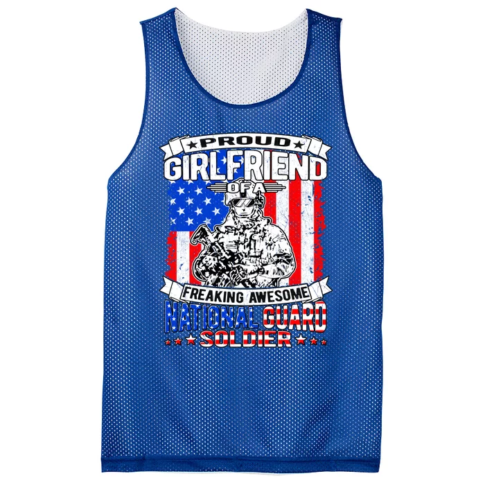 Proud Friend Of A National Guard Soldier Military Lover Gift Mesh Reversible Basketball Jersey Tank