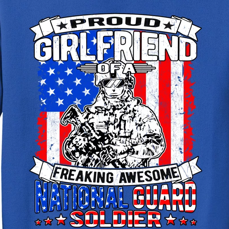 Proud Friend Of A National Guard Soldier Military Lover Gift Tall Sweatshirt