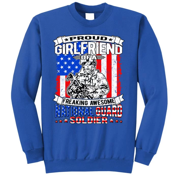 Proud Friend Of A National Guard Soldier Military Lover Gift Tall Sweatshirt