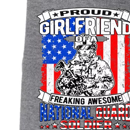 Proud Friend Of A National Guard Soldier Military Lover Gift Doggie 3-End Fleece Hoodie