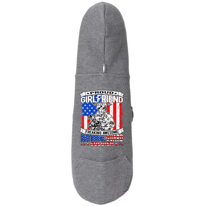 Proud Friend Of A National Guard Soldier Military Lover Gift Doggie 3-End Fleece Hoodie