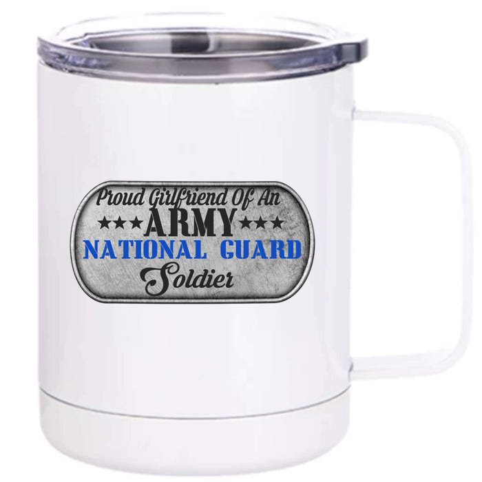 Proud Friend Of An Army National Guard U S Military Gift Front & Back 12oz Stainless Steel Tumbler Cup