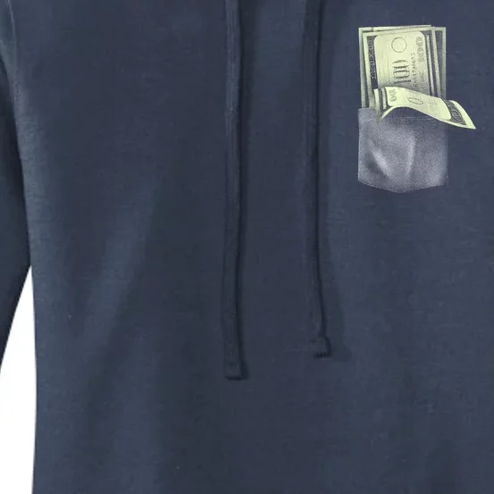 Pocket Full Of Cash Women's Pullover Hoodie