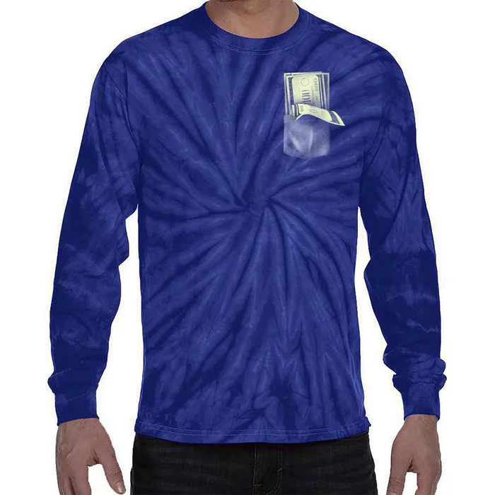 Pocket Full Of Cash Tie-Dye Long Sleeve Shirt