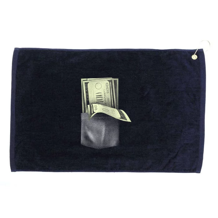 Pocket Full Of Cash Grommeted Golf Towel