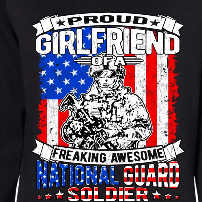 Proud Friend Of A National Guard Soldier Military Lover Meaningful Gift Womens California Wash Sweatshirt