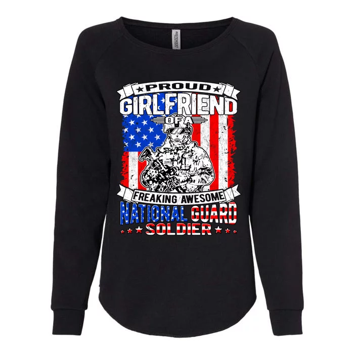 Proud Friend Of A National Guard Soldier Military Lover Meaningful Gift Womens California Wash Sweatshirt