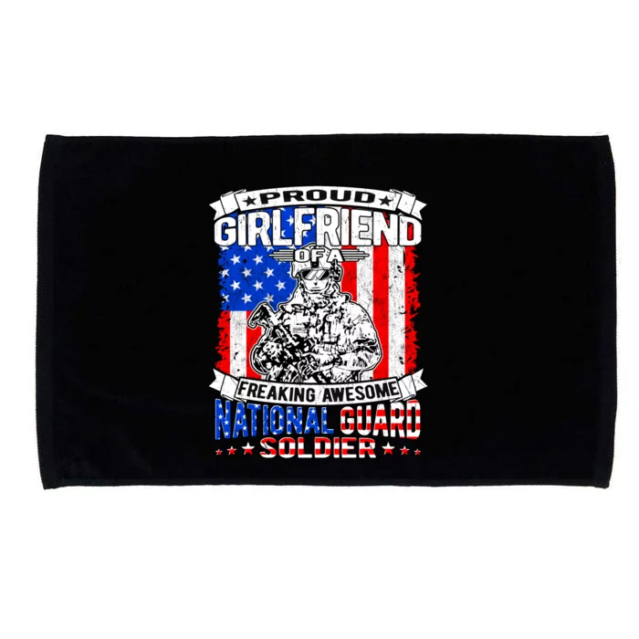 Proud Friend Of A National Guard Soldier Military Lover Meaningful Gift Microfiber Hand Towel