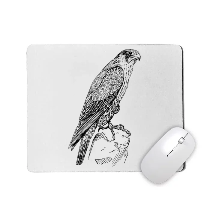 Peregrine Falcon Ornithology Falconer Bird Lover Mousepad