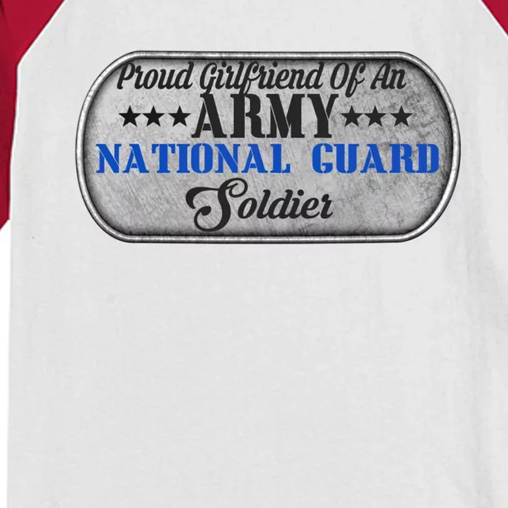 Proud Friend Of An Army National Guard U S Military Great Gift Kids Colorblock Raglan Jersey