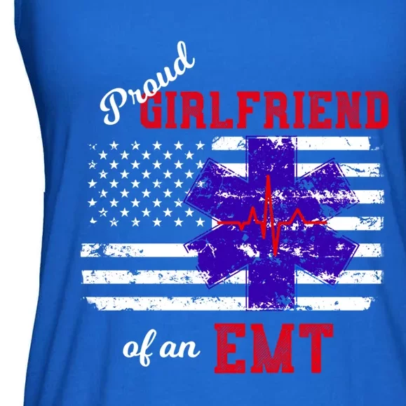 Proud Friend Of An Emt Paramedic Emt Gift Ladies Essential Flowy Tank