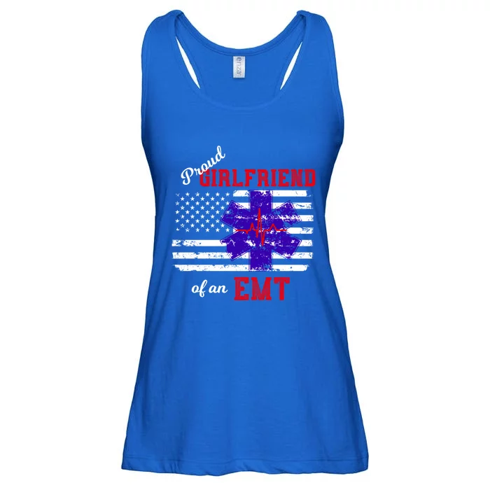 Proud Friend Of An Emt Paramedic Emt Gift Ladies Essential Flowy Tank